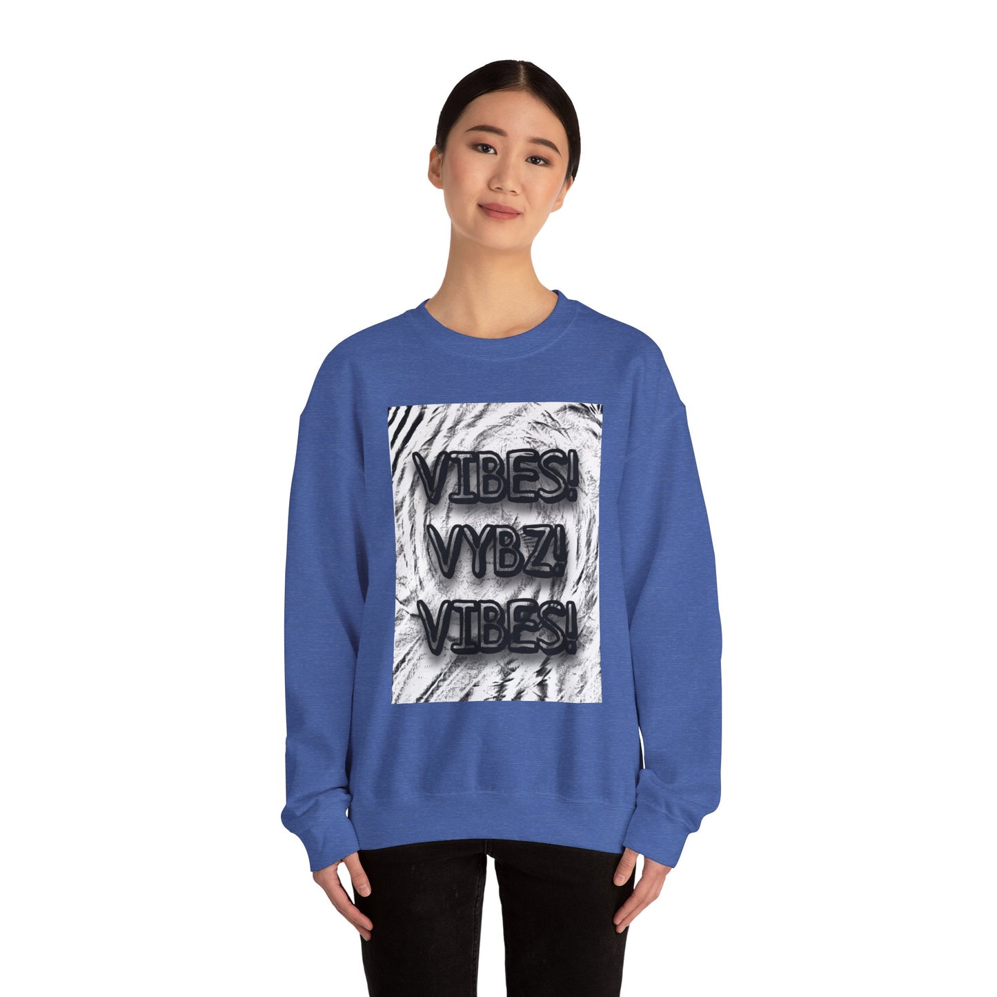 "Vibes" Unisex Heavy Blend™ Crewneck Sweatshirt