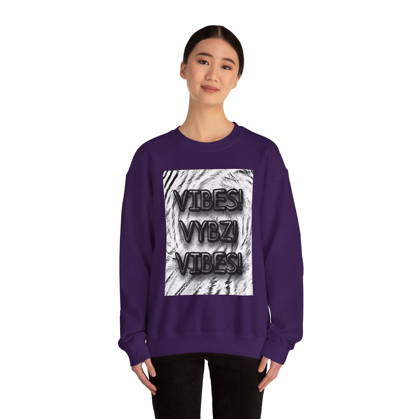 "Vibes" Unisex Heavy Blend™ Crewneck Sweatshirt