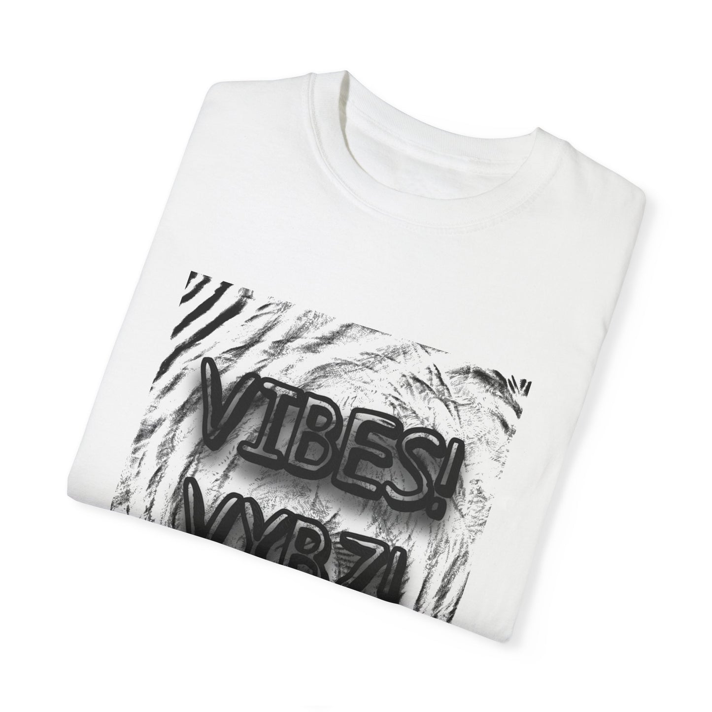 "Vibes" Unisex Garment-Dyed T-shirt