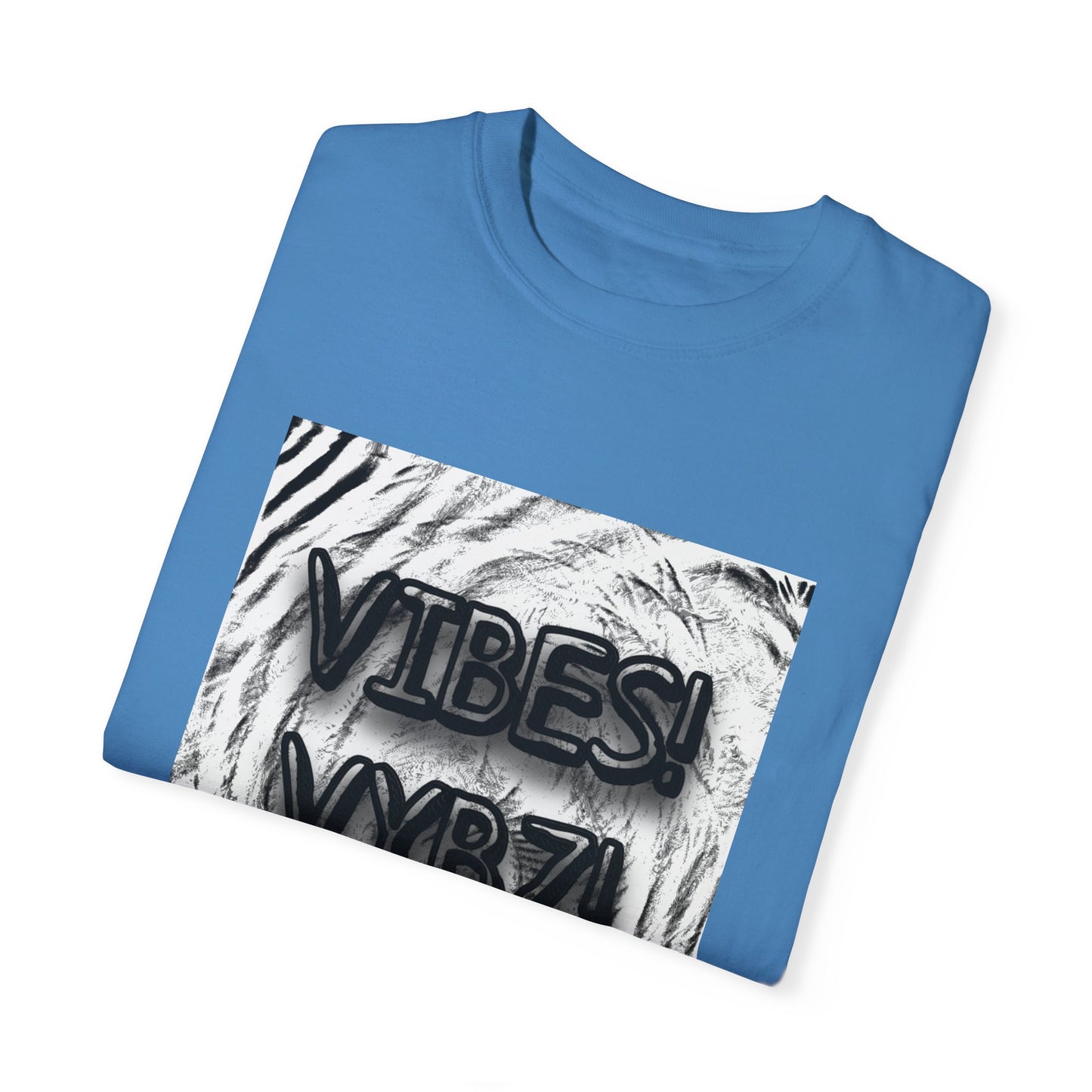 "Vibes" Unisex Garment-Dyed T-shirt