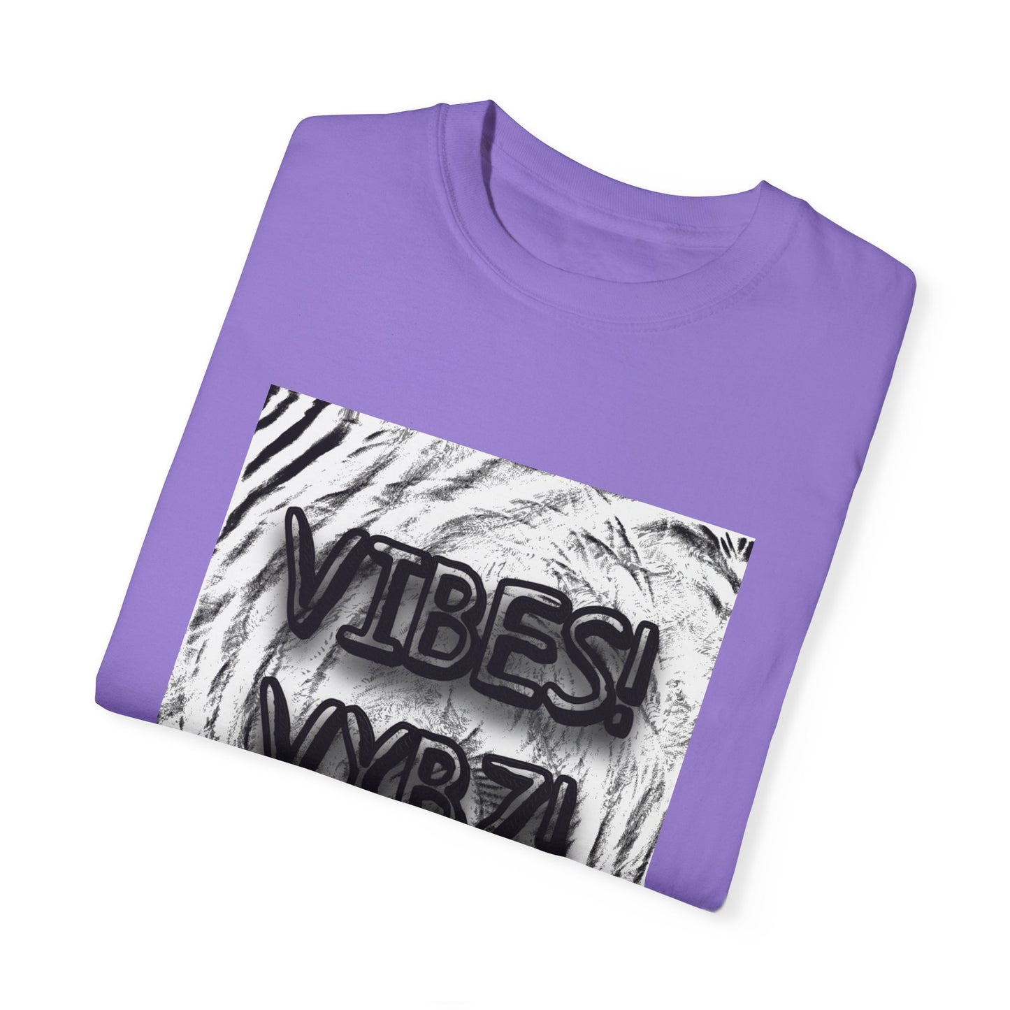 "Vibes" Unisex Garment-Dyed T-shirt