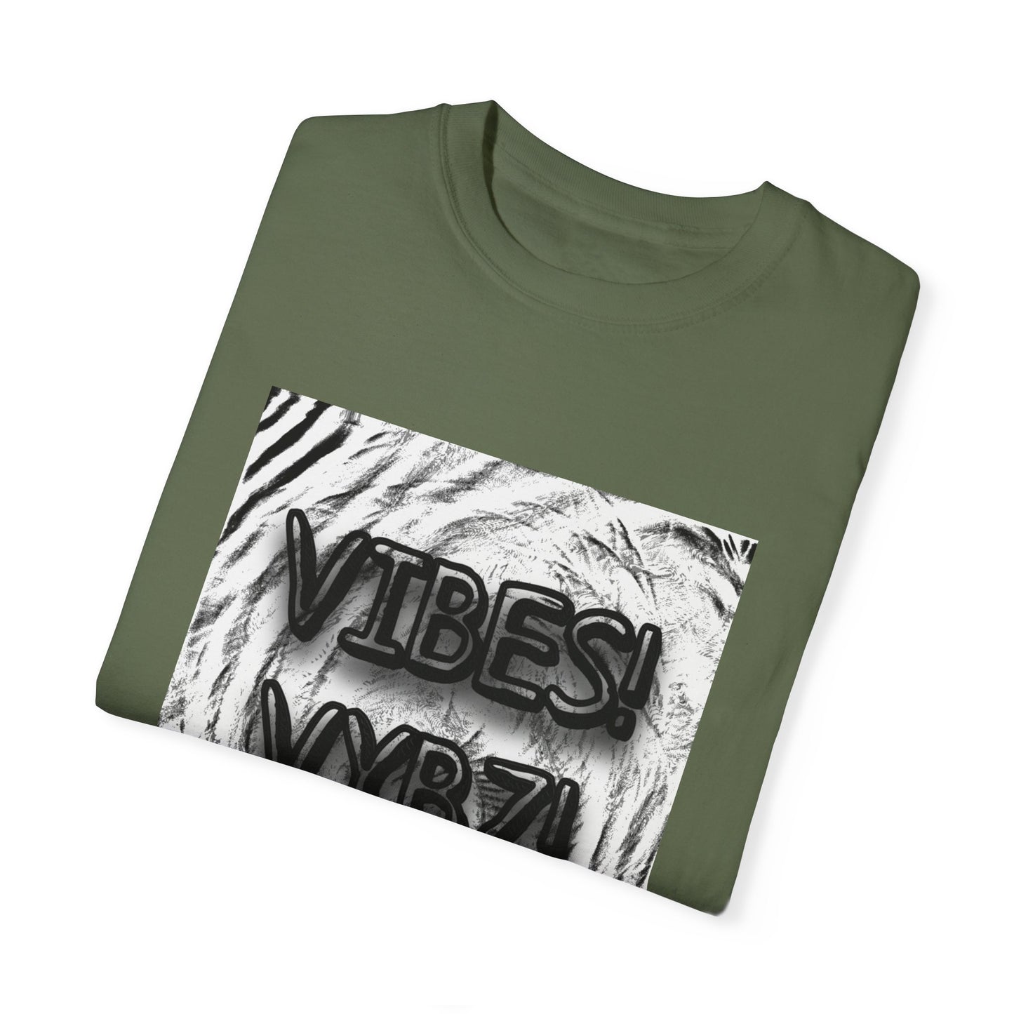 "Vibes" Unisex Garment-Dyed T-shirt