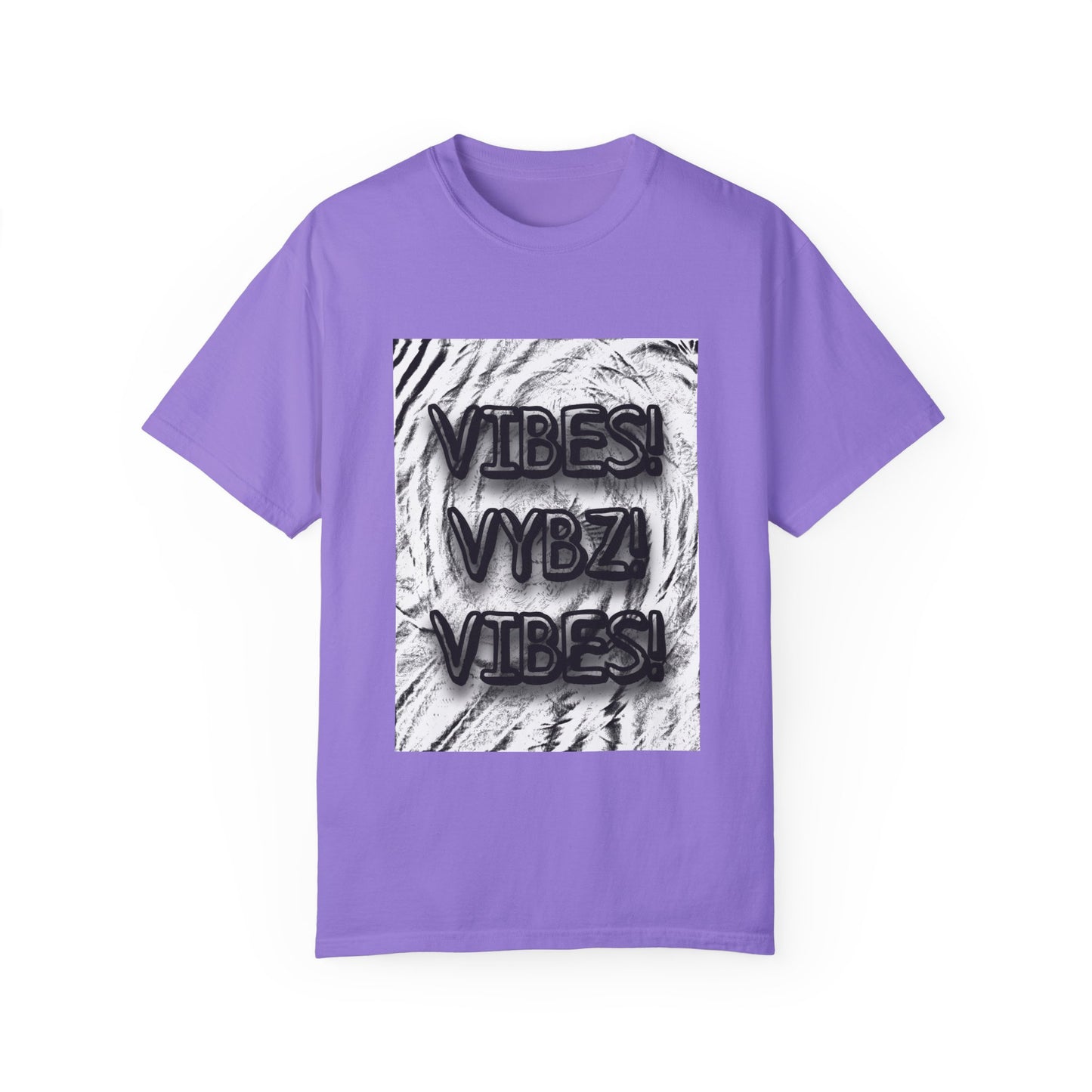 "Vibes" Unisex Garment-Dyed T-shirt