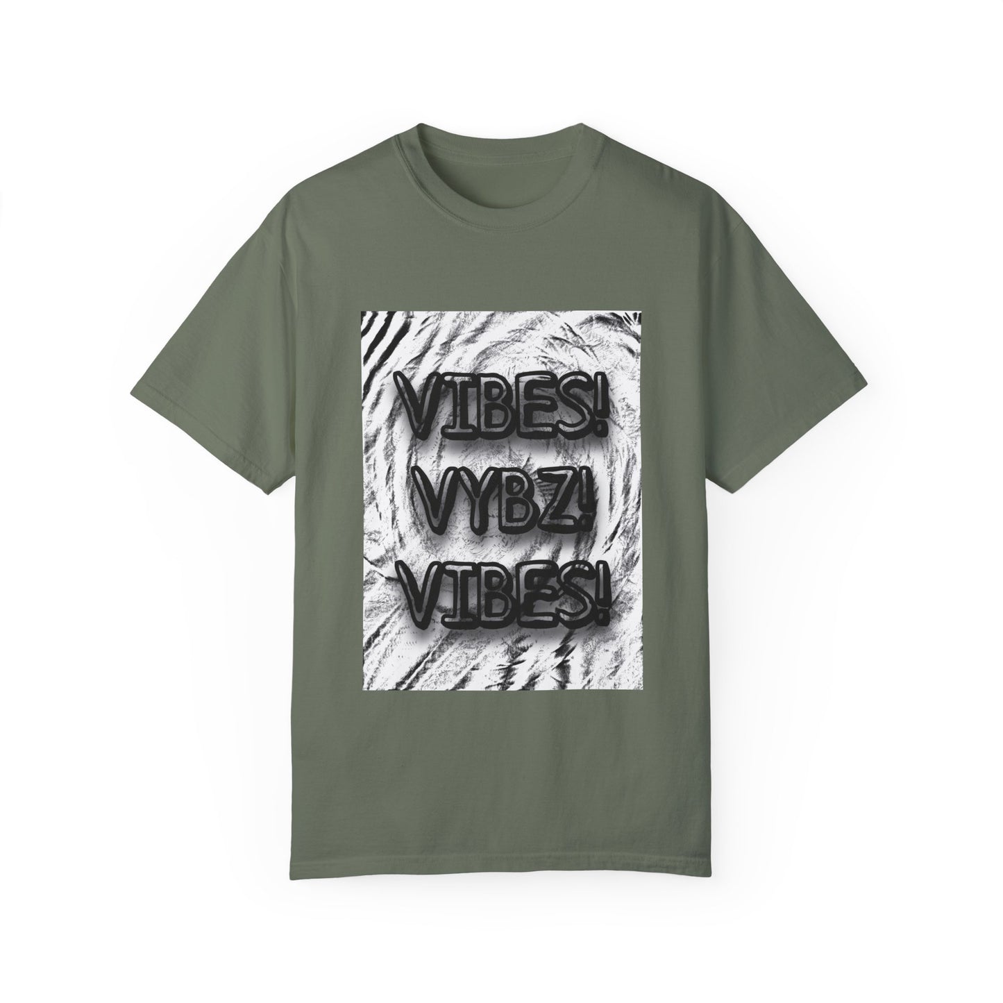 "Vibes" Unisex Garment-Dyed T-shirt