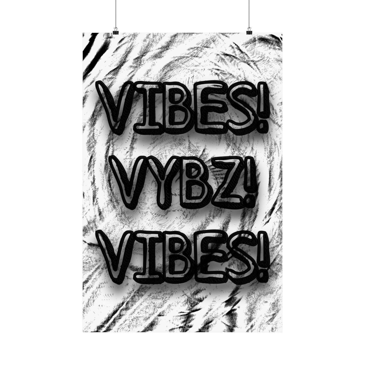 "Vibes" Matte Vertical Posters