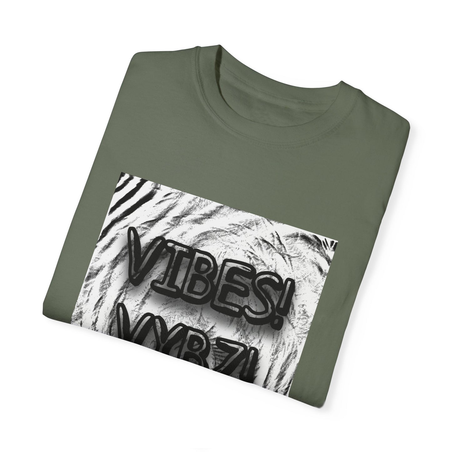 "Vibes" Unisex Garment-Dyed T-shirt