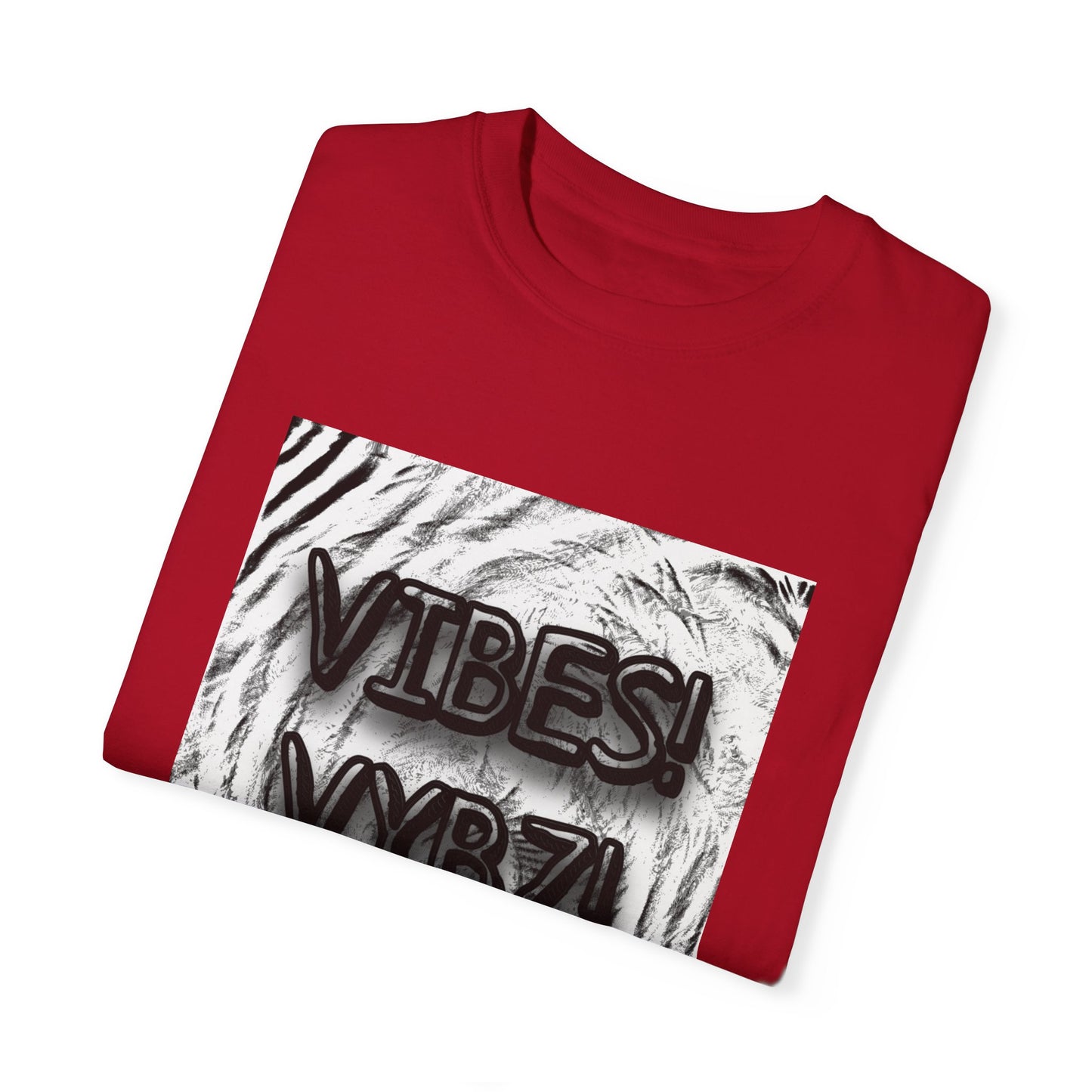 "Vibes" Unisex Garment-Dyed T-shirt